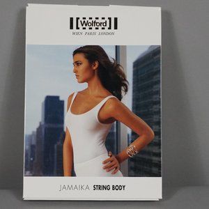 WOLFORD Jamaika String Body Thong L CREAM NWT